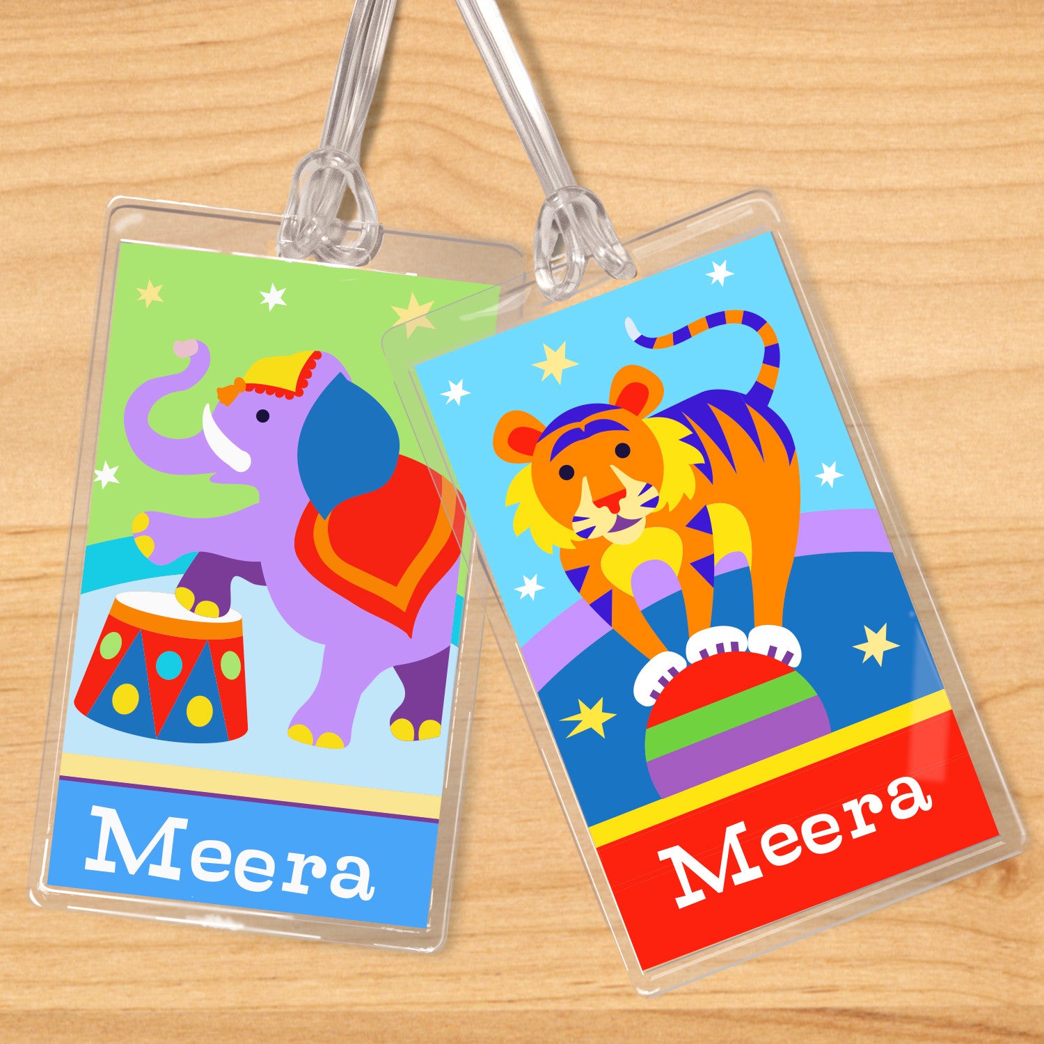 Big Top Personalized Kids Name Tag Set by Olive Kids