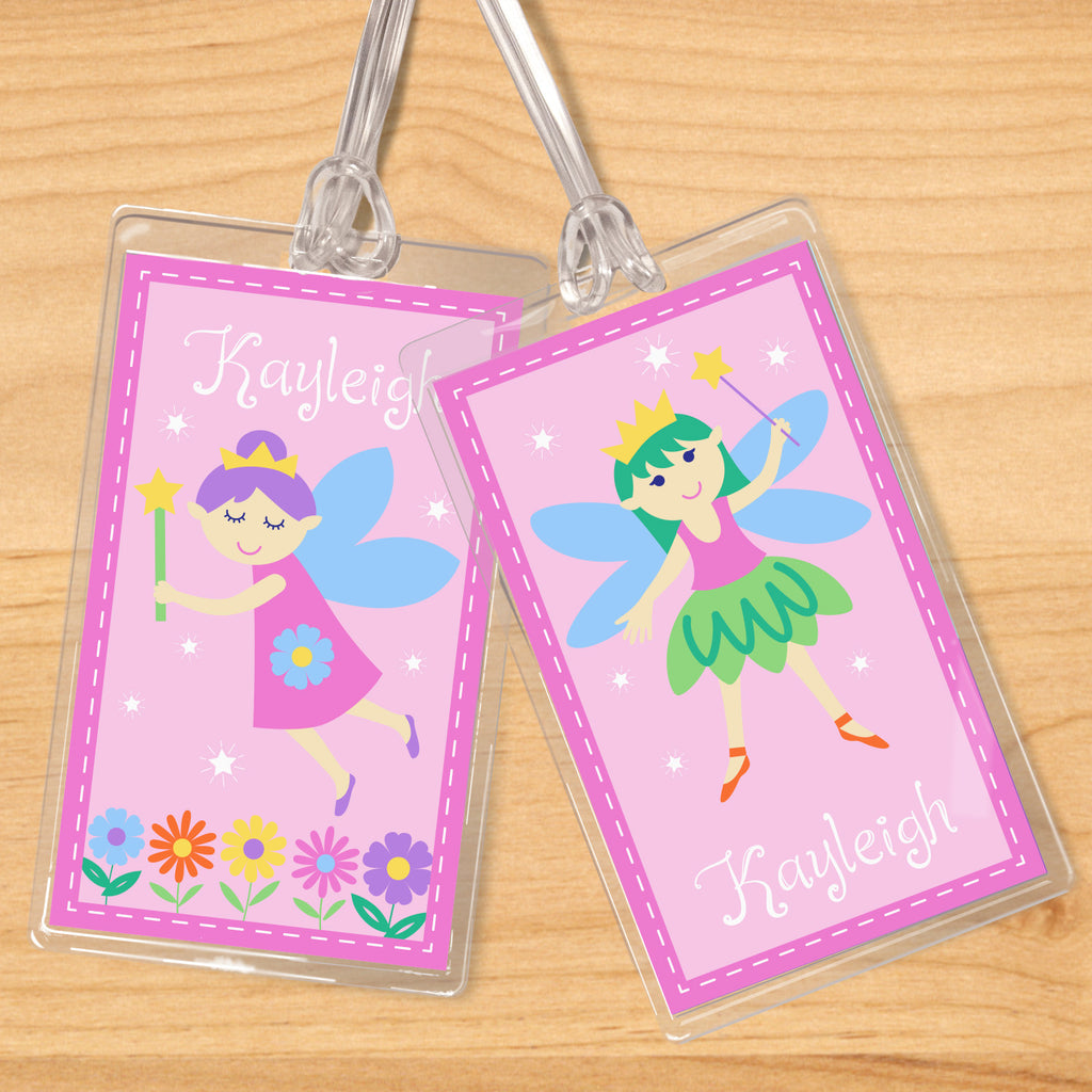 Fairy Princess (Light Skin) Personalized Kids Name Tag Set by Olive Kids