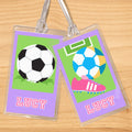 Soccer Girls Personalized Kids Name Tag Set by Olive Kids