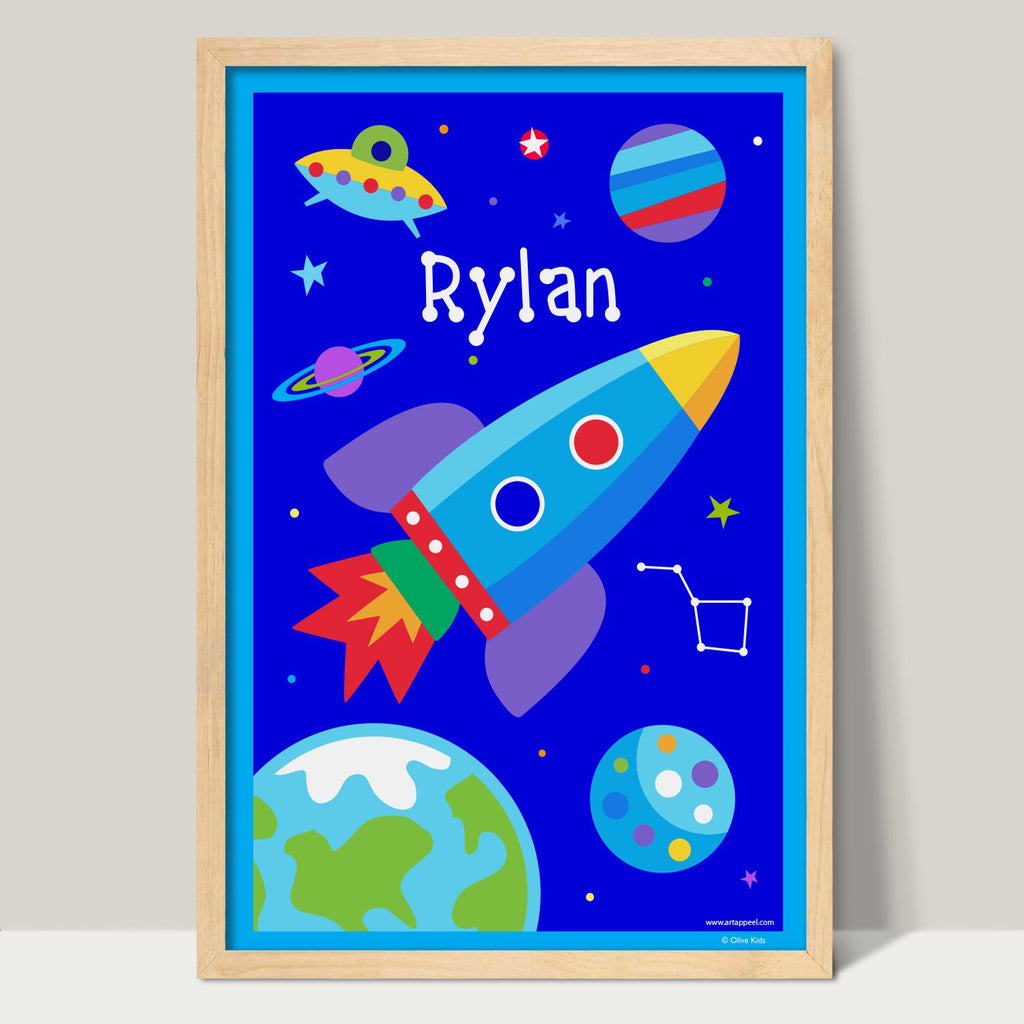 Outer Space Art Print for Kids