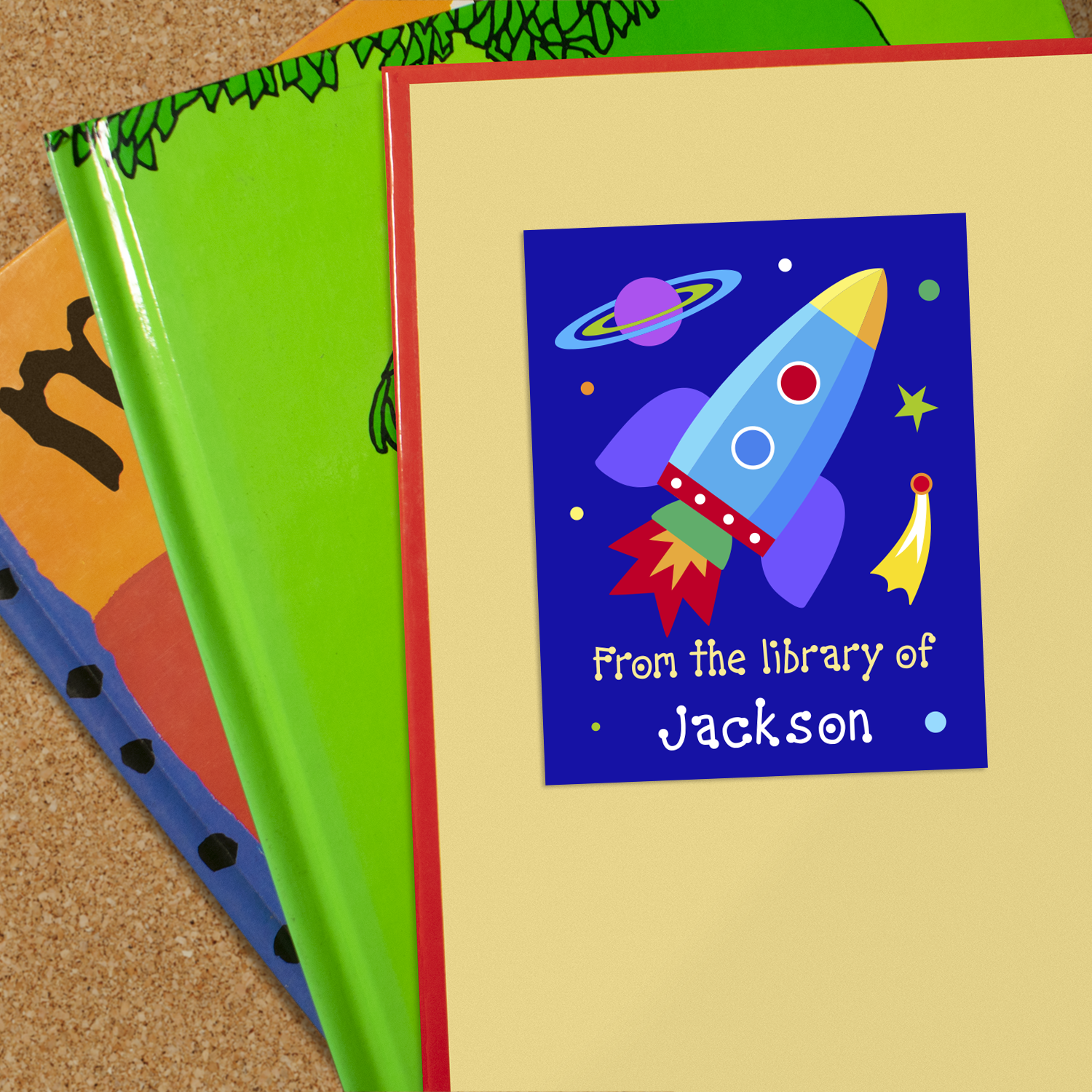 Outer Space Personalized Bookplates