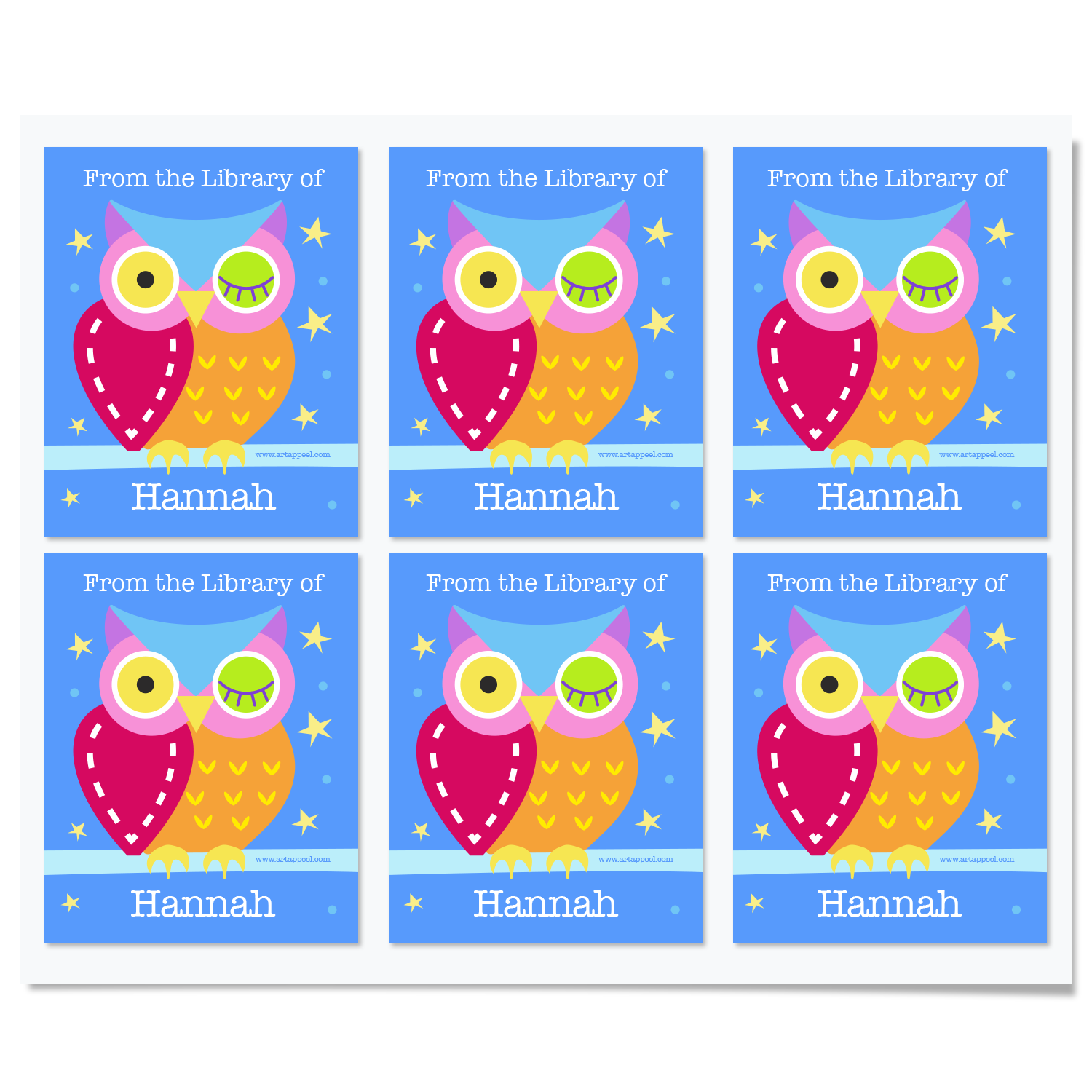 Owls Hoot Personalized Bookplates