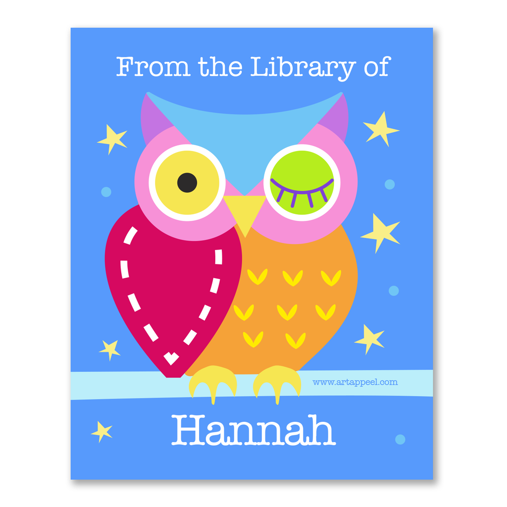 Owls Hoot Personalized Bookplates