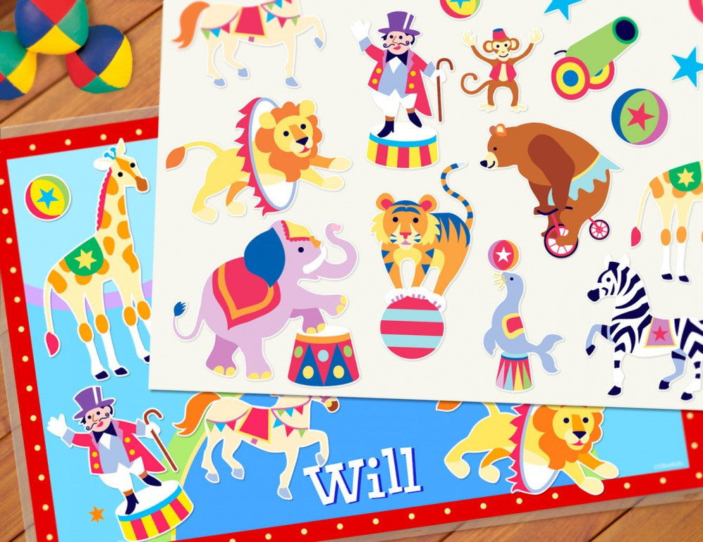 Big Top Personalized Kids Playmat