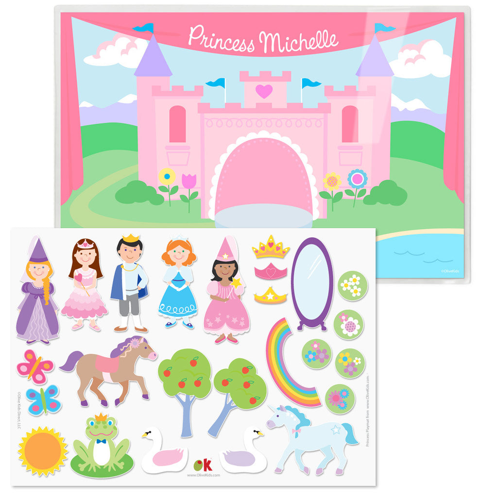 Princess Personalized Kids Playmat