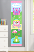 Princess Growth Chart featuring a princess with dark skin.