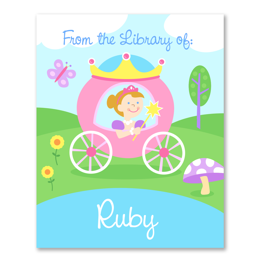 Princess Personalized Bookplates