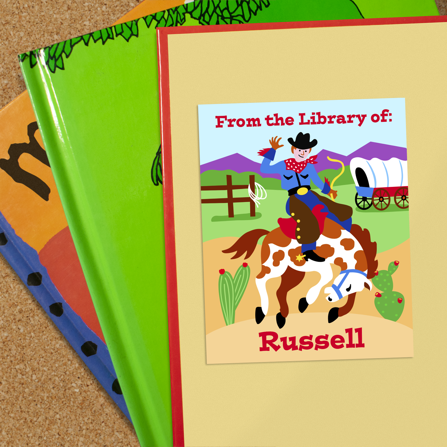 Cowboy Personalized Bookplates