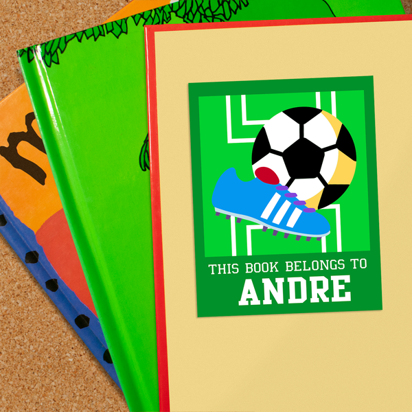 Soccer Personalized Bookplates