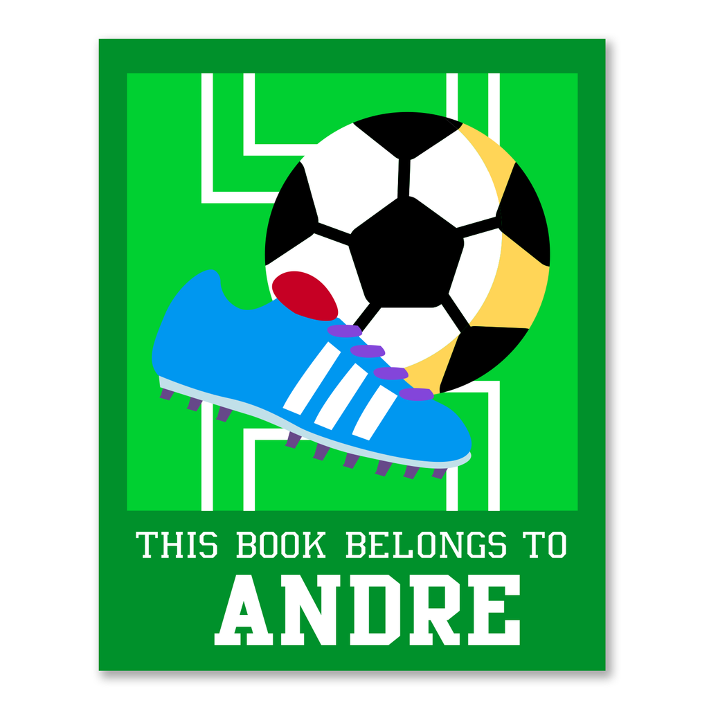 Soccer Personalized Bookplates