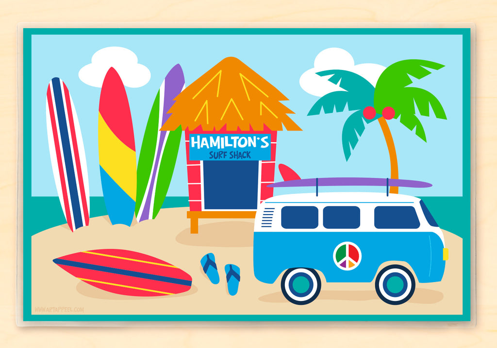 Surf Shack Personalized Placemat