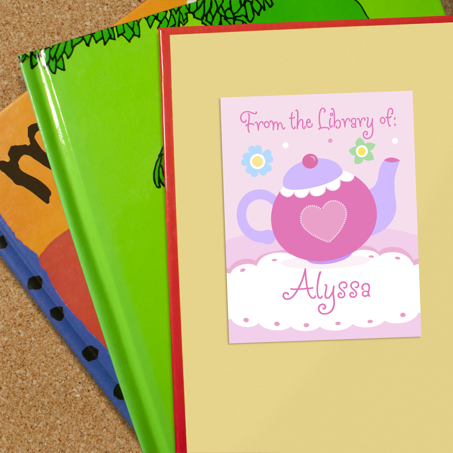 Tea Party Personalized Bookplates