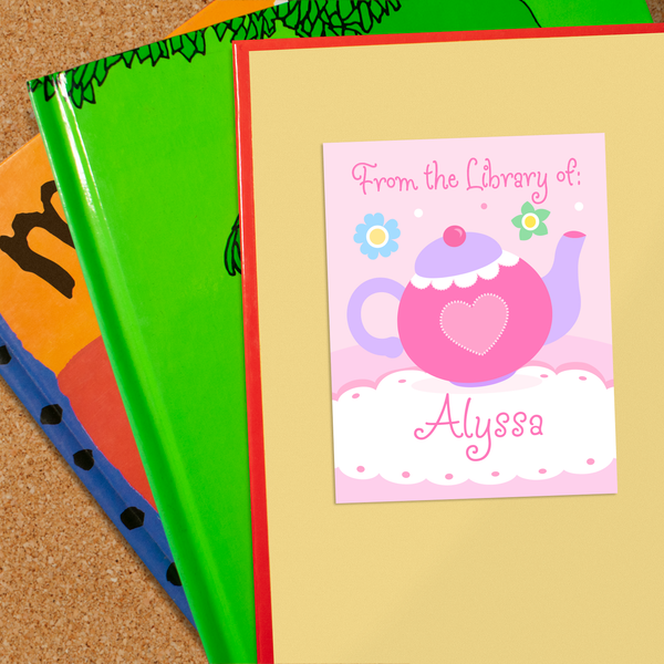 Tea Party Personalized Bookplates