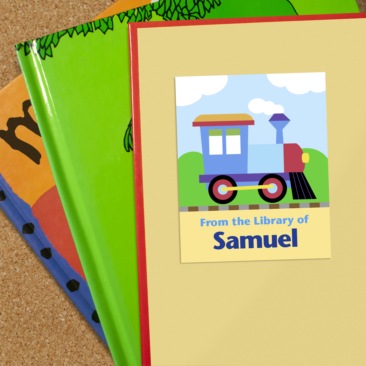 Train Personalized Bookplates