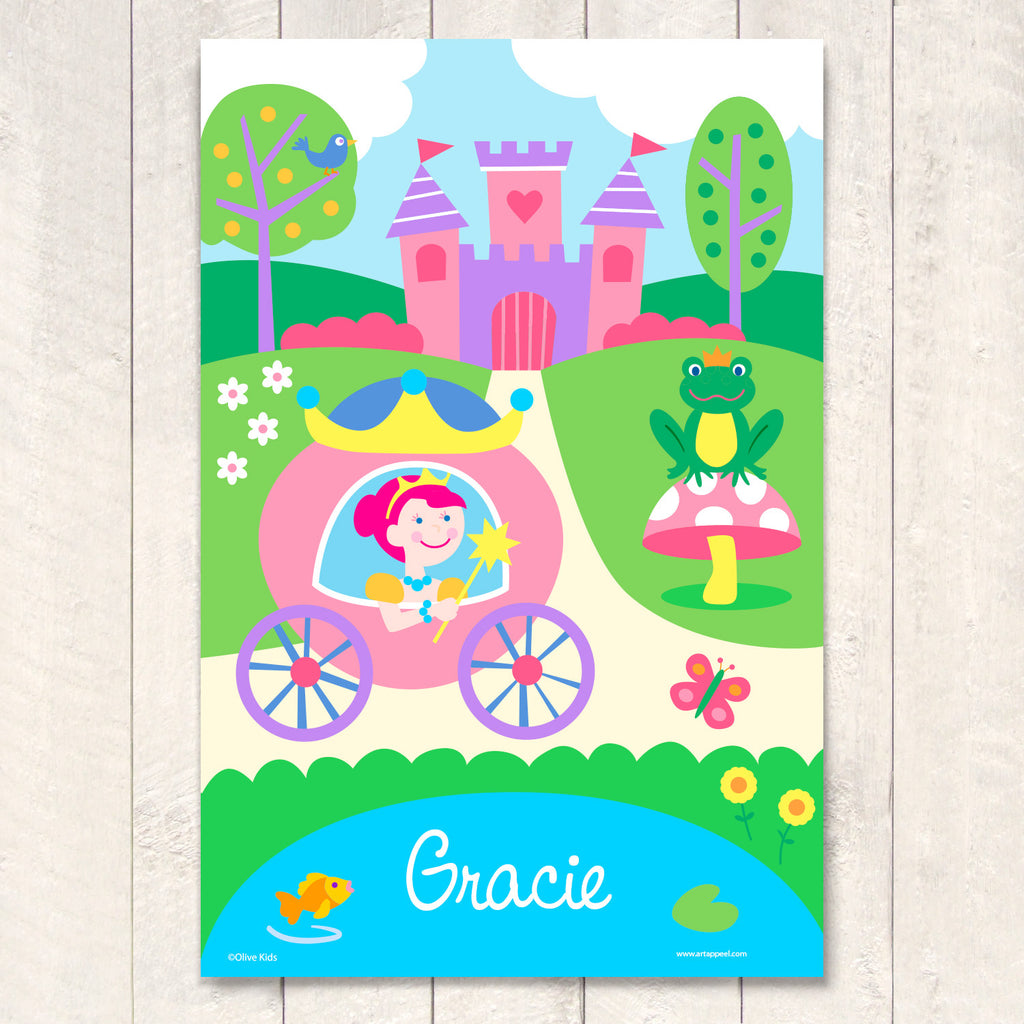 Princess Personalized Art Print