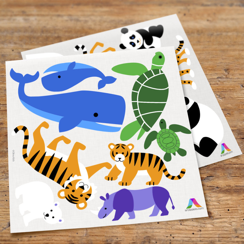 Endangered Animals Peel & Stick Wall Decal Cutouts by Olive Kids