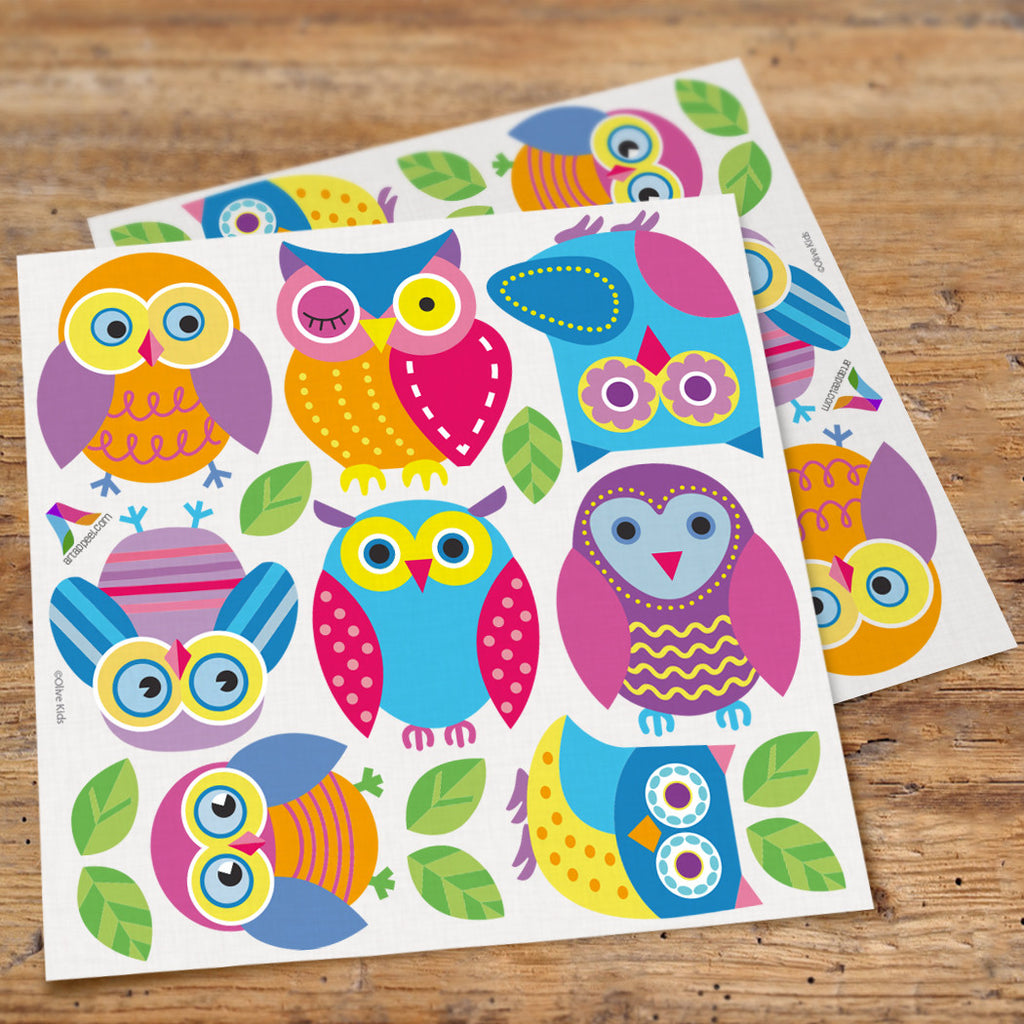 Owls Peel & Stick Wall Decal Cutouts by Olive Kids