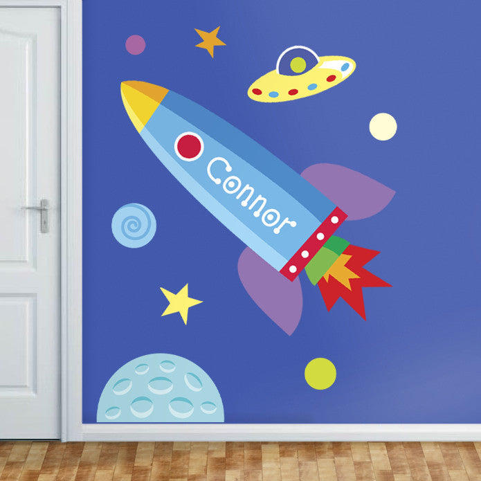 Out of This World Personalized Jumbo Peel & Stick Wall Mural