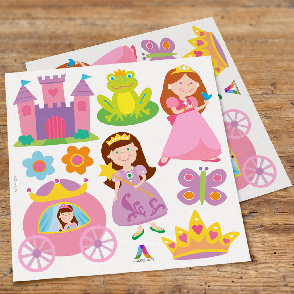 Princess (Light Skin) Peel & Stick Wall Decal Cutouts by Olive Kids