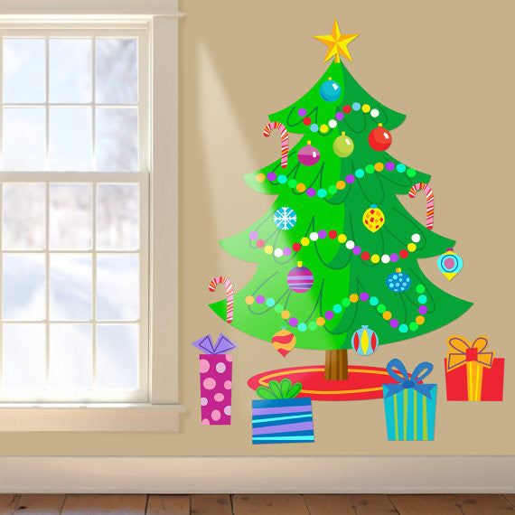 Christmas Tree Jumbo Peel & Stick Wall Decal