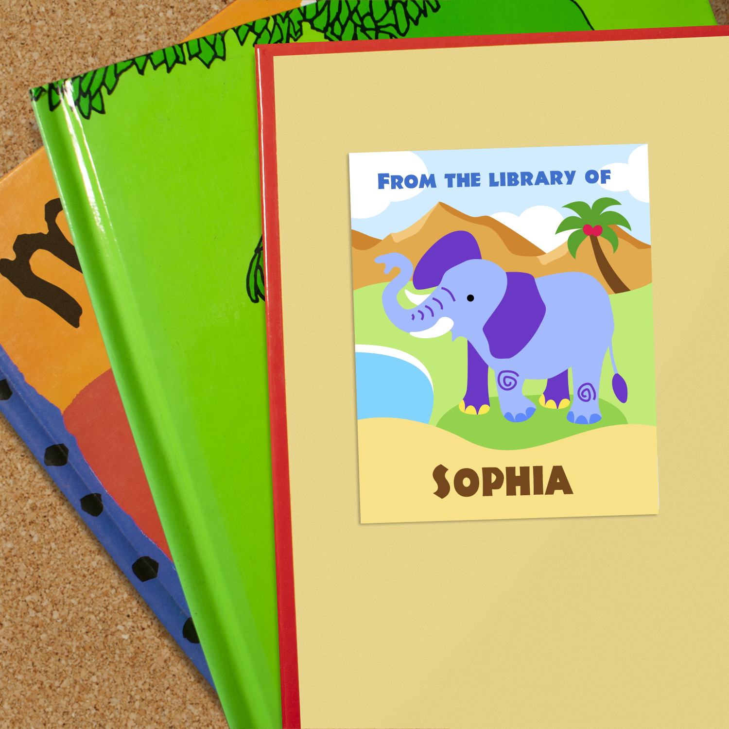 Wild Animals Personalized Bookplates